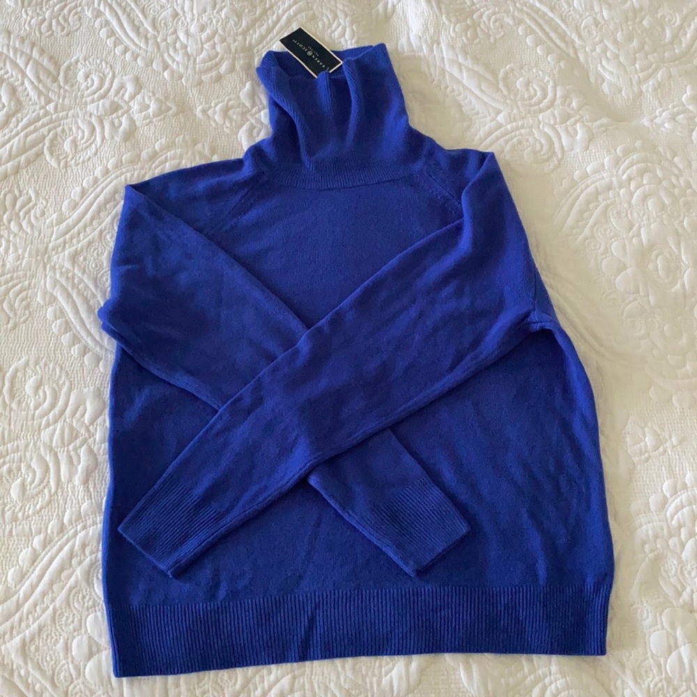 Karen Scott Royal Blue Turtleneck
